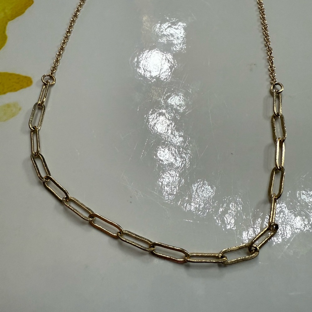 Gold Chain Link Necklace